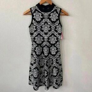 Patterned Mini Dress